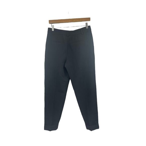 Banana Republic Black High Rise Pleated Ankle Trousers Womens 4 - Picture 3 of 8